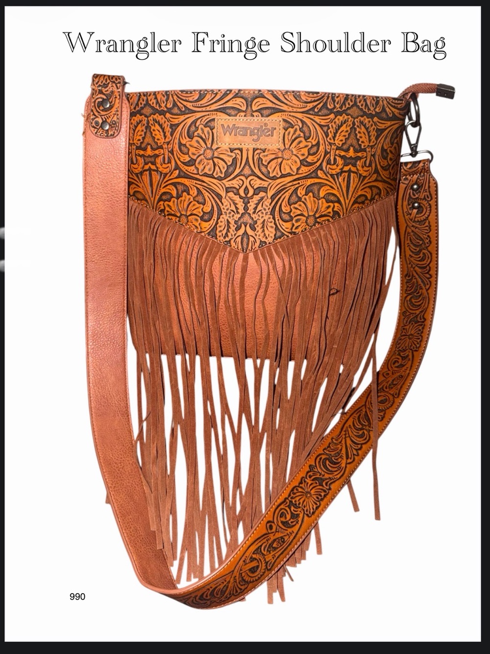 *new* Wrangler Western Fringe Shoulder Bag